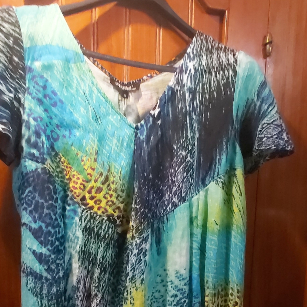 Papa short sleeved tunic top